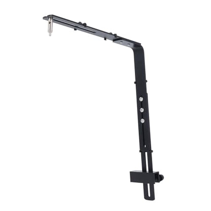Aquarium Light Riser, Aquarium Light Bracket, Aluminum Alloy High Adjustable Aquarium Light Holder,Fish LED Aquarium Light Stand for Hanging Lamp (Black)