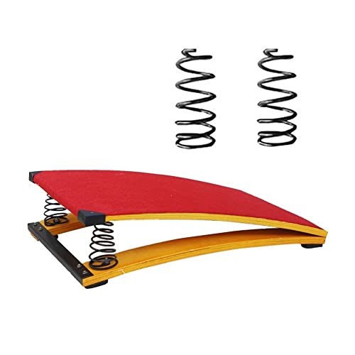 Gymnastics Junior Springboard, Thickened Hardwood Gymnastics Springboard, 2 Springs for Little Gymnast Training, Improving Vaulting Skills (Color : A, Size : 80x50cm) - color: A