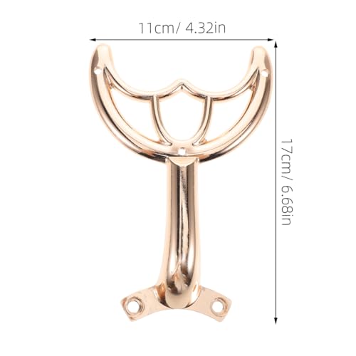 IMIKEYA Ceiling Fan Blade Arms Replacement Parts: 52 Inch Golden Finish Metal Fan Blade Arm Brackets - Universal Sturdy Alloy Repair Accessories for Home Living Room Hotel - color: Gold