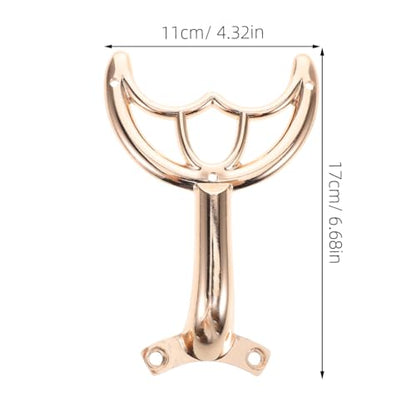 IMIKEYA Ceiling Fan Blade Arms Replacement Parts: 52 Inch Golden Finish Metal Fan Blade Arm Brackets - Universal Sturdy Alloy Repair Accessories for Home Living Room Hotel - color: Gold