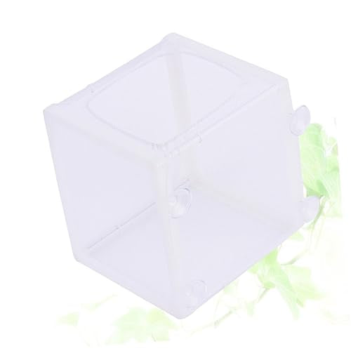FOMIYES 3pcs Aquarium Fish Tank Breeding Box Fish Net for Isolation Net Box with Suction Cups