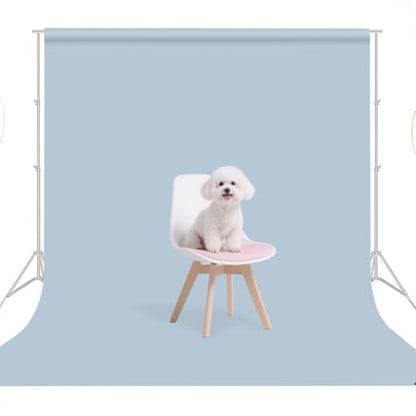 Dusty Blue Photo Backdrop for Photoshoot Photography Background Studio Blue Aura Backdrop Streaming Video Shooting 3x5FT
