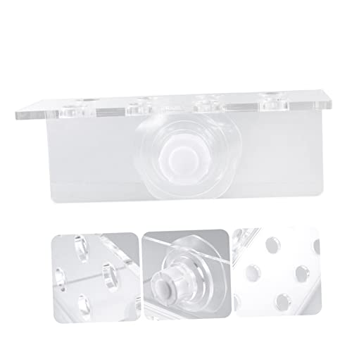 Angoily 8holes Acrylic Coral Rack for Aquariums Safe Coral Base Strong Cups for Secure Support and Optimal Light Exposure for Growth