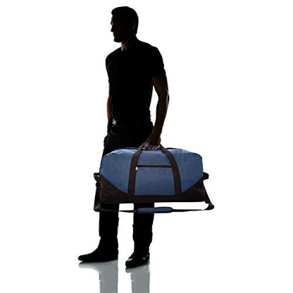 DALIX 25" Big Adventure Large Gym Sports Duffle Bag (Black Grey Navy Blue Red Camo) - color: Navy Blue