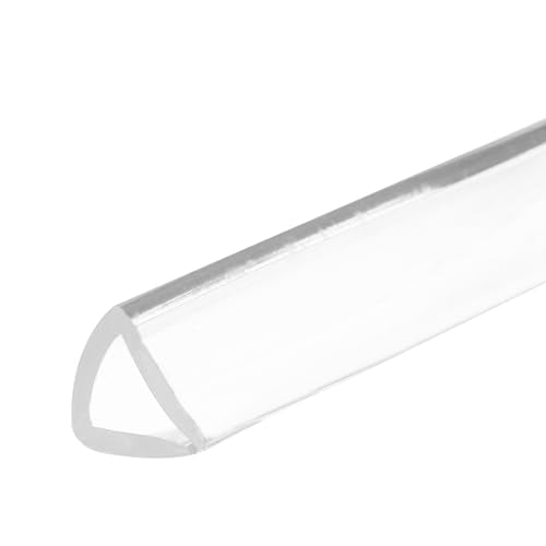 PATIKIL Rubber Seal Strip, 10Ft Flexible U Channel Edge Trim Protector Soundproof Door Seal Strips Fit 9-11mm Thick Edge, 19/32"(15mm) Width, 15/32"(12mm) Height, Transparent - size: 19/32"(15mm ) x 15/32"(12mm )