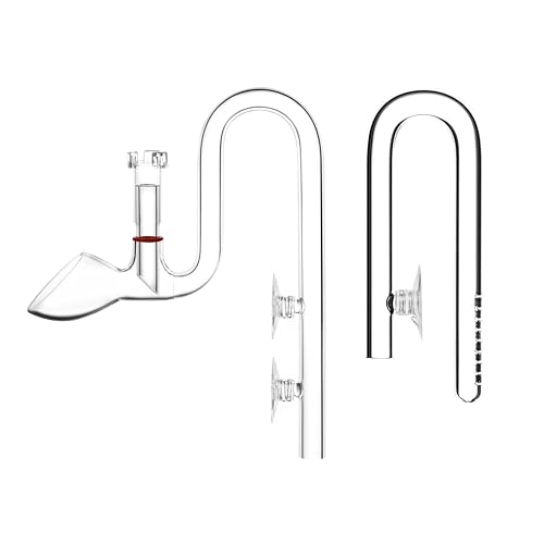 Mini Skimmer Lily Pipe Outflow and Inflow Kit for Nano Planted Tanks (13mm for 1/2'' i.d. (12/16mm) tubing) - size: 13mm for 1/2'' i.d. (12/16mm) tubing
