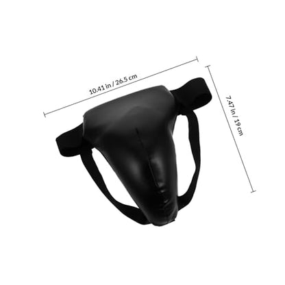 Boxing Groin Protector for Black Breathable Elasticity Crotch Guard Integrated Fighting Groin Guard Suitable for 110-149cm Martial Arts Training