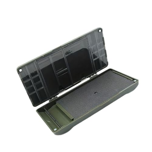 Yiju Rig Box Carp Fishing Tackle Box Fishing Rig Storage Fishing Lure Hook Tackle Storage Container Baitcasting Fly Fishing Box