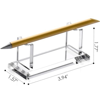 Acrylic Pen Holder Display Stand, Shop Fountain Pencil Makeup Brush Rack, Ballpoint Pen Showholder, Paintbrush Drying Rack Organizer Desk for Home School Office Or Store Use - style: 1 Tier