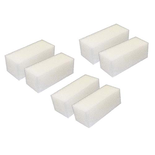 6 Pack Foam Filters for Aqua Clear 500 110 Replacement freshwater Aquarium Filter - size: 6 Pack