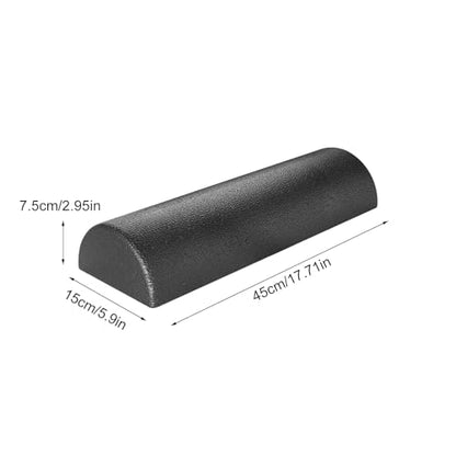Half Foam Roller Half Muscle Stretching Aid High Density | Body Exercise Roller Foam for Home Studio Yoga Pilates Fitness Workout Post-Sports Training Stretching - color: 45cm