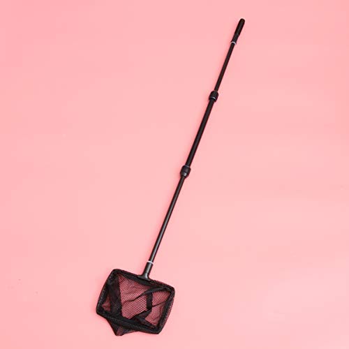 POPETPOP Fishing Net with Handle : Extendable Fish Net for Fish Tank Pond, Extend to 39.4 Inch