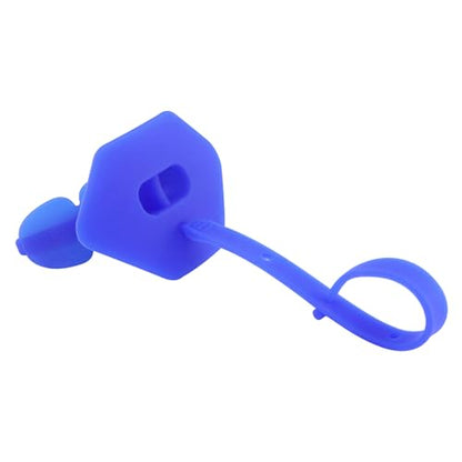 Football Mouth Guard, Football Mouthpiece, Breathable, with Lip Guard, Helmet Strap Included, for Youth and Adults (Blue) - color: Blue