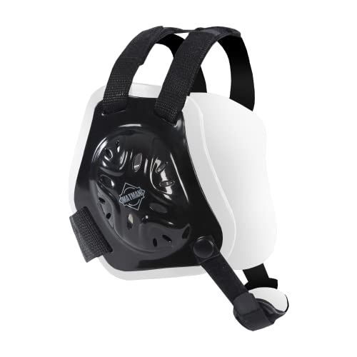 Matman Triforce Adult Wrestling Headgear – Men & Women’s Lightweight & Ergonomic Ear Guards for Wrestling, BJJ & MMA (Black/White)