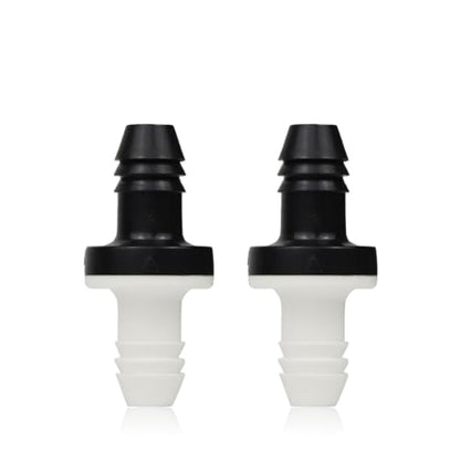 3/8" 10mm Inline vacuum Barbed Check Valve,1Pcs/ 2Pcs /5Pcs ABS One Way Water Non-Return Breather Check Valve for Fuel Gas Liquid Air