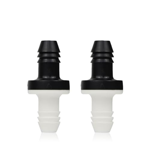 3/8" 10mm Inline vacuum Barbed Check Valve,1Pcs/ 2Pcs /5Pcs ABS One Way Water Non-Return Breather Check Valve for Fuel Gas Liquid Air