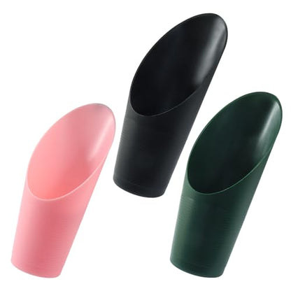 3 Pcs Bonsai Soil Scoops Plastic Garden Shovels Garden Tool, Colorful Mini Potting Scoops for Plant Succulent, Lightweight and Stable Design for Easy Gardening and Transplanting Tasks