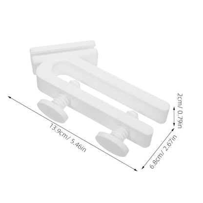 2pcs Fish Tank Hose Clip, 5 Gallons Bucket Hose Holder, Water Pipe Clamp Support for Aquariums and Household Storage, Tube Clip for Water Change Turtle Tank Use
