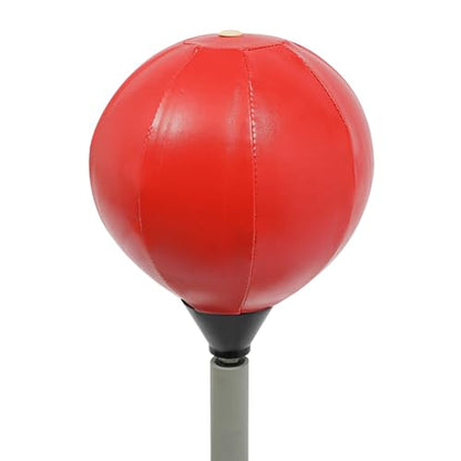Speed Bag Platform Speed Bag Boxing Kit for Adults Height Adjustable Wall-Mounted Heavy Duty Boxing Training Equipment 360° Rotatable Speed Ball with Punching Ball Fits Home Gym Workout - color: Red Vertical