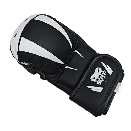 YWChenzy Fighting MMA Sparring Gloves Open Palm Martial Arts Boxing Punching Bag Training Gloves - color: sst12
