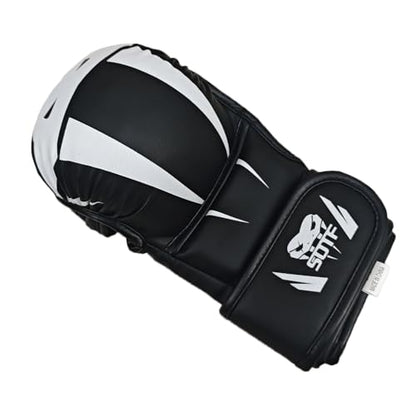 YWChenzy Fighting MMA Sparring Gloves Open Palm Martial Arts Boxing Punching Bag Training Gloves - color: sst12