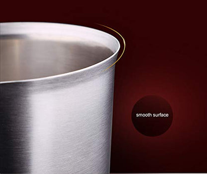 32Oz/4Cup Stainless Steel Pitcher (SUS304), 1 Liter Metal Container for Water, Milk, Liquid with Handle with Engraved Markings, Silver - size: 1000ML