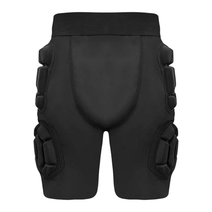 Youth Football Girdle with Hip & Thigh Pads, Kids Padded Compression Shorts w/ Cup Pocket - size: Medium
