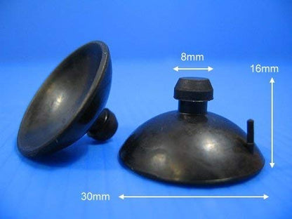 BEST OF YOUR LIFESTYLE 6pc Power Head Replacement Suction Cups 3cm - Aquarium Fish Tank Tools