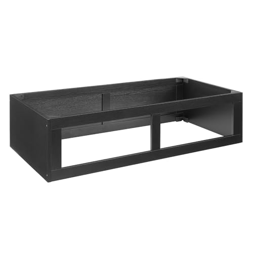 unipaws Reptile Enclosure Stacker, Black Reptile Tank Stand for 110 Gallon Terrariums, Stackable Base with Heat Lamp Openings and Metal Reinforced Corners - color: Black, size: Stacker for 110 Gallon Tank
