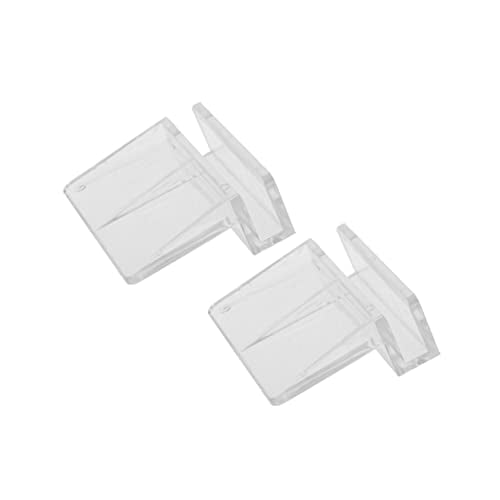 Happyyami Fish Tank Lid Aquarium Cover Bracket 10pcs Plastic Aquarium Support Frame 5-6mm Glass