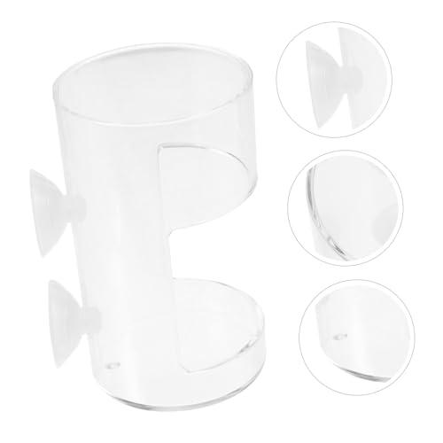 Fish Feeding Floating Circle Reusable Aquarium Feeder for Convenient Fish Tank Feeding Clear Design Adds Visual Appeal to Aquatic Environments