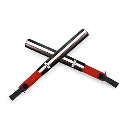 MRX MMA Boxing Training Striking Sticks Padded Pair Boxing Focus Precision Sticks Punch Speed Training Hand Target Ideal for Martial Arts, Muay Thai - color: Black Red