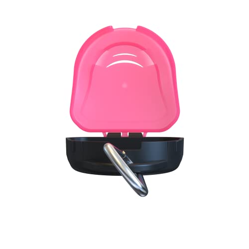 Ventilated Protective Mouth Guard Case - Pink - color: Pink
