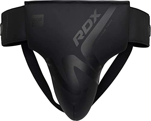 RDX Boxing Groin Protector- Premium Real Maya Hide Leather Boxing Cup for Men, Sparring Gear, Martial Arts Protective Equipment, Groin Protector Boxing, MMA Groin Cup Protector for Training & Fighting - size: Small