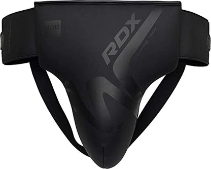 RDX Boxing Groin Protector- Premium Real Maya Hide Leather Boxing Cup for Men, Sparring Gear, Martial Arts Protective Equipment, Groin Protector Boxing, MMA Groin Cup Protector for Training & Fighting - size: Small