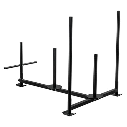 Weighted Power Sled for Speed and Strength Training - Push and Pull Prowler,300LB - style: A