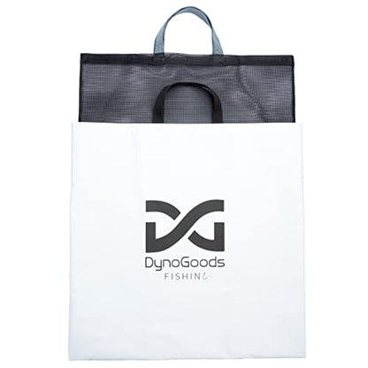 Fishing Tournament Weigh-in Bag with Mesh Insert (White) - color: White