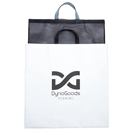 Fishing Tournament Weigh-in Bag with Mesh Insert (White) - color: White