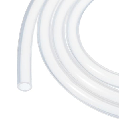 3.3ft 3/16" ID x 9/32" OD Silicone Tubing Clear 5mm x 7mm Industrial Plastic Tubing Pure Silicone Hoses for Pump Siphoning Draining Irrigation Brewing - color: Clear, size: 3/16" x 9/32"