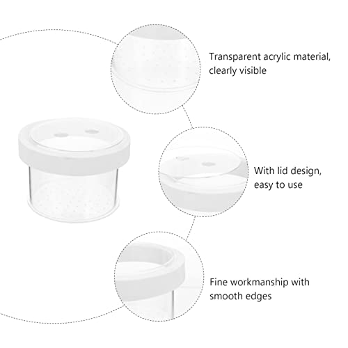 Floating Fish Box Acrylic Aquarium Fish Breeding Box Guppies Hatching Incubator for Hatchery 10X10X8CM