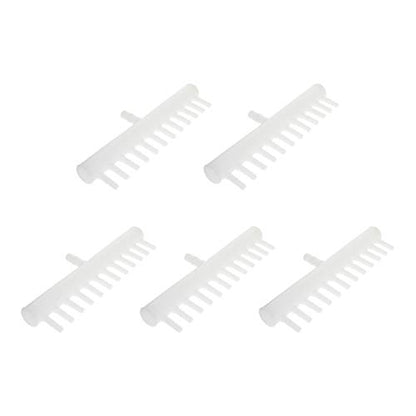 MroMax 8mm to 4mm Aquarium 12-Way Air Line Plastic Splitter Air Pump Tubing Connector for Air Flow Diffusion 5Pcs - size: 5pcs 12 Way