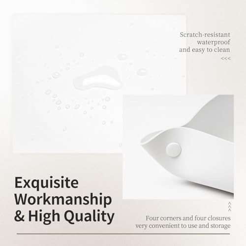 Small Leather Storage Tray Exquisite Submarine Shark Coral Pattern for Small Items Multifunctional Foldable and Durable - size: Small