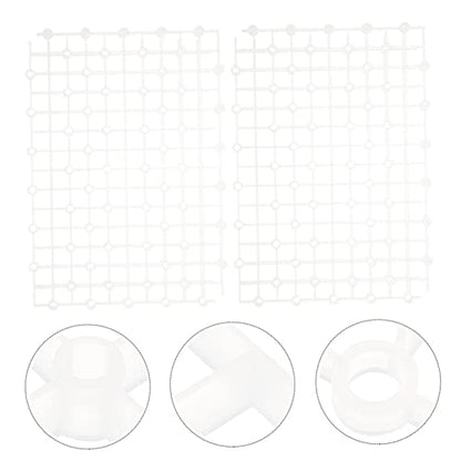 2pcs Aquarium Gravel Board Dividers Transparent Professional Tank Separator Easy to Install Splicing Isolation Panels for Freshwater and Fish Tanks - color: Transparent