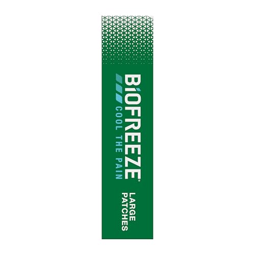 Biofreeze Pain Relief Patch, Large, 5 Patches - size: 5 Patches