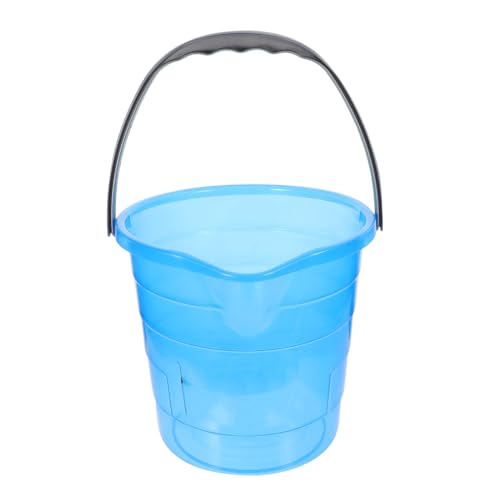 minkissy Portable Plastic Water Bucket with Handle for Home Use Durable Multipurpose Cleaning Bucket for Dormitory Bathing and Storage Needs