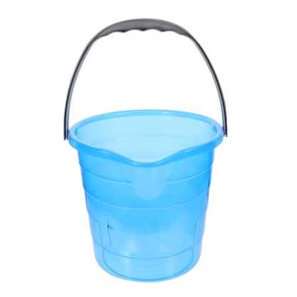 minkissy Portable Plastic Water Bucket with Handle for Home Use Durable Multipurpose Cleaning Bucket for Dormitory Bathing and Storage Needs