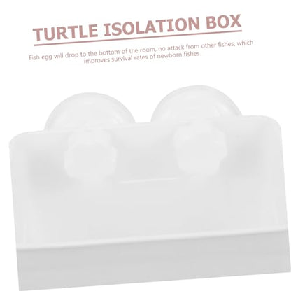 HANABASS 1Set Fish Breeding Box with Suction Cup Durable Aquarium Breeding Container for Fish Nursery Easy to Install Increases Survival Rate of Fry Fish Tank Design