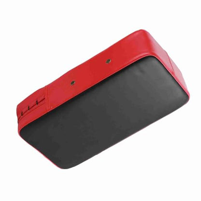 Goshyda Taekwondo Boxing Kicking Strike Pad Durable Handheld Target for Training, Punching Pads for Boxing Kick, Taekwondo Foot Target for Kids and Adults PU Leather - color: Red