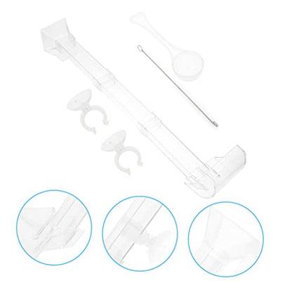 BESPORTBLE 1pc Fish Feeder Tube for Shrimp and Fish Sinking Bottom Tray Reduces Waste and Easy to Clean Feeding Accessory