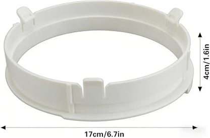 5.9 Inch Portable Air Conditioner Hose Connector, Comes with Threaded Adapter for Repairing Broken AC Hoses, PVC Replacement Adapter for Round Plug-In Exhaust Port